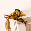 Elegant Leopard Print Large Weave Hair Clip