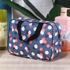 Women’s Oxford Makeup Bag with Bird and Cactus Print