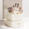 360 Rotating Makeup Brushes Holder with Drawers