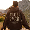 Faith over Fear Sweatshirt,Christian Shirt,Bible Verse Hoodi