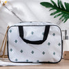 Women’s Oxford Makeup Bag with Bird and Cactus Print