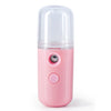 Mini Nano Facial Mist Sprayer – USB Rechargeable Humidifier & Moisturizer