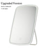 Portable LED Light Makeup Mirror with Touch Screen and Adjustable Brightness