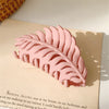 Solid Color Large Claw Hair Clip